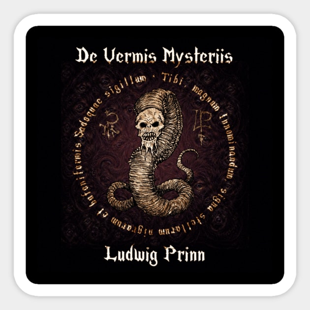 De Vermiis Mysteriis Sticker by azhmodai